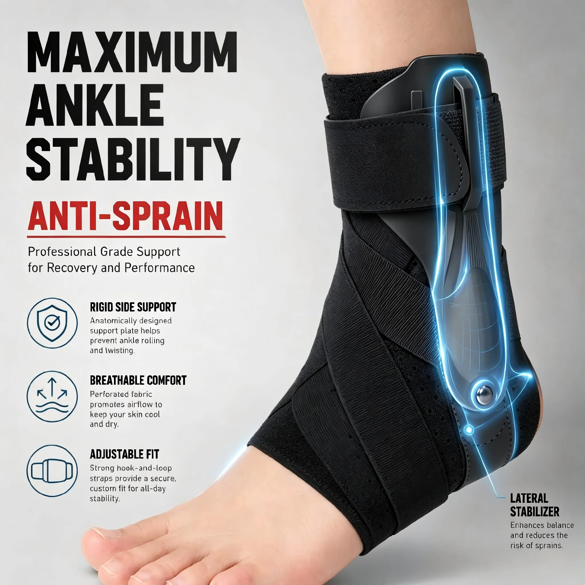 1/2PCS Ankle Brace for Spraine - Ankle Mobility Band 评论和价格