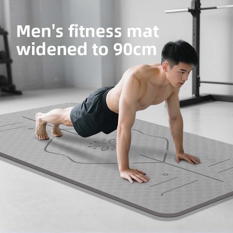Large Size Men Yoga Mat Thick  - Ab Mat Crunch 评论和价格