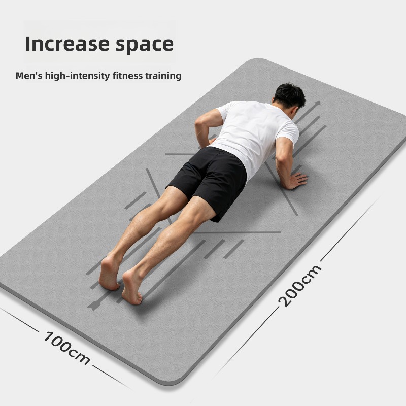 Large Size Yoga Mat Mens Fitne - Ab Mat Crunch 评论和价格