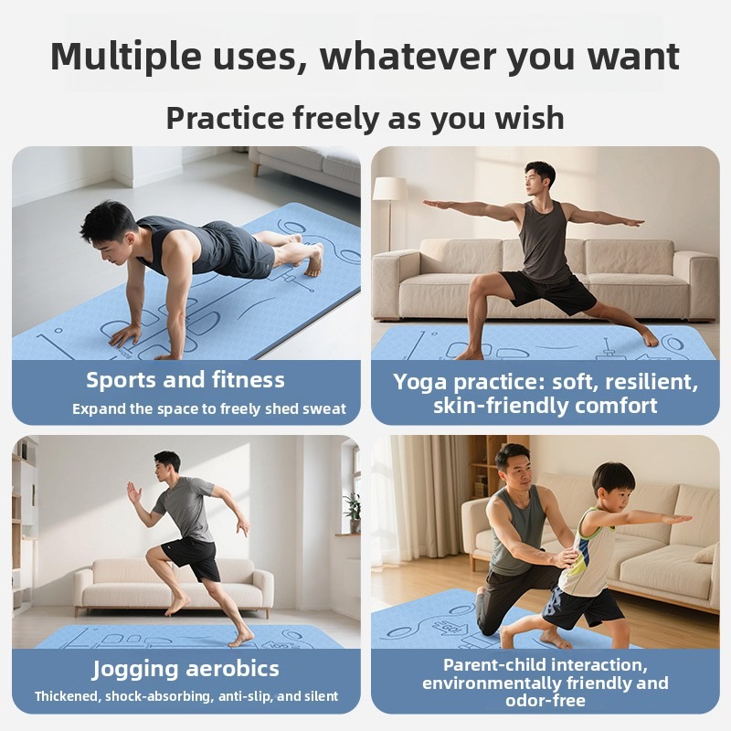 Large Size Yoga Mat Mens Fitne - Ab Mat Crunch 评论和价格
