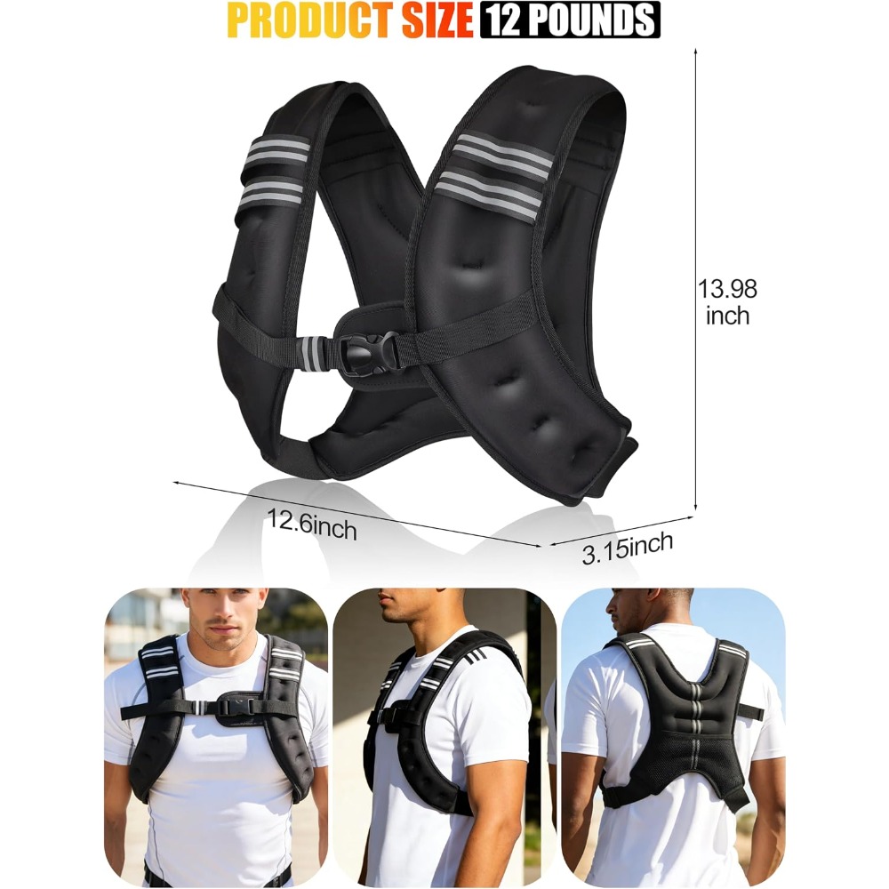 Fitness Weighted Vest Pre-Fill - Crossfit Weight Vest 评论和价格