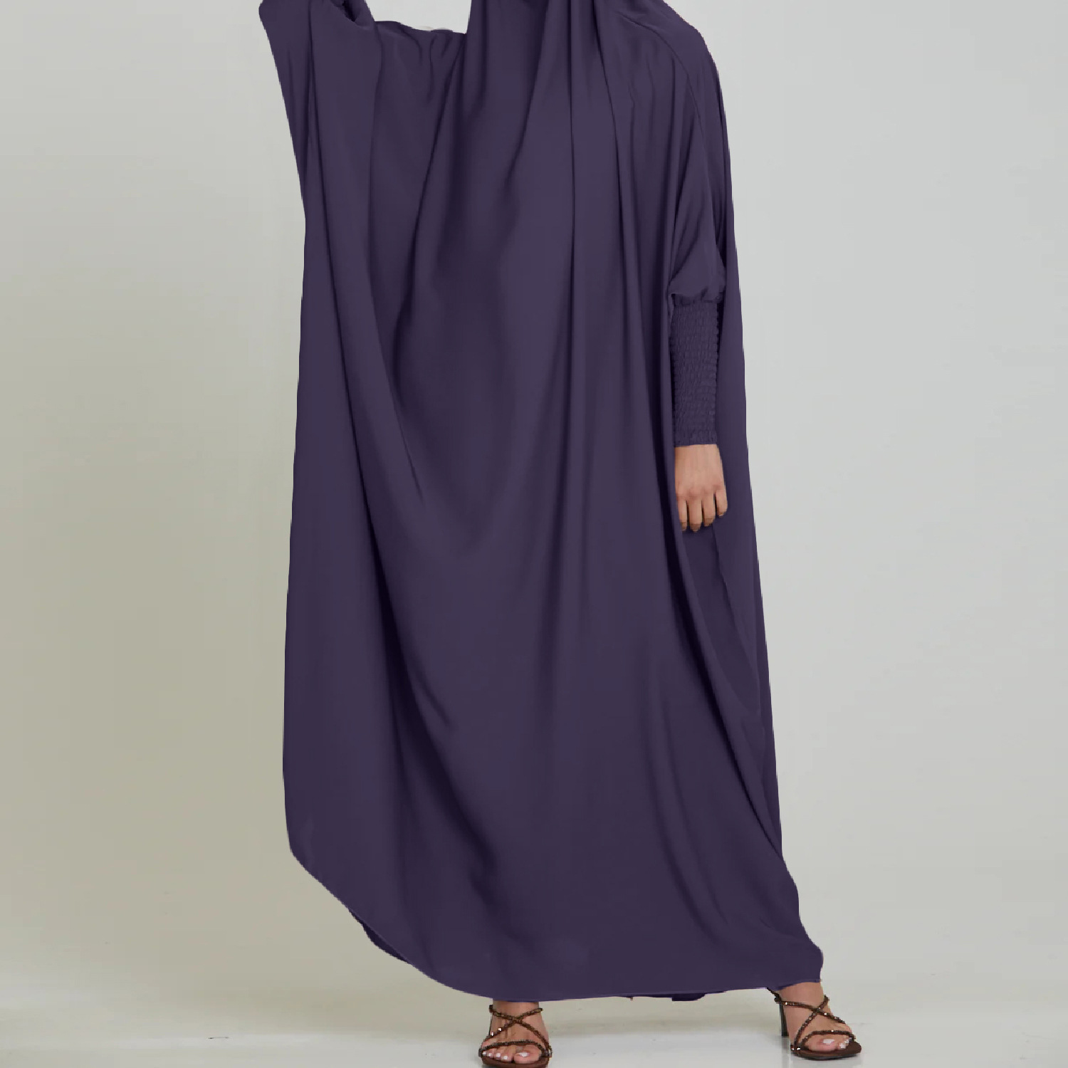 Solid Color Robe Dress Long Dr - Crossfit Indonesia 评论和价格