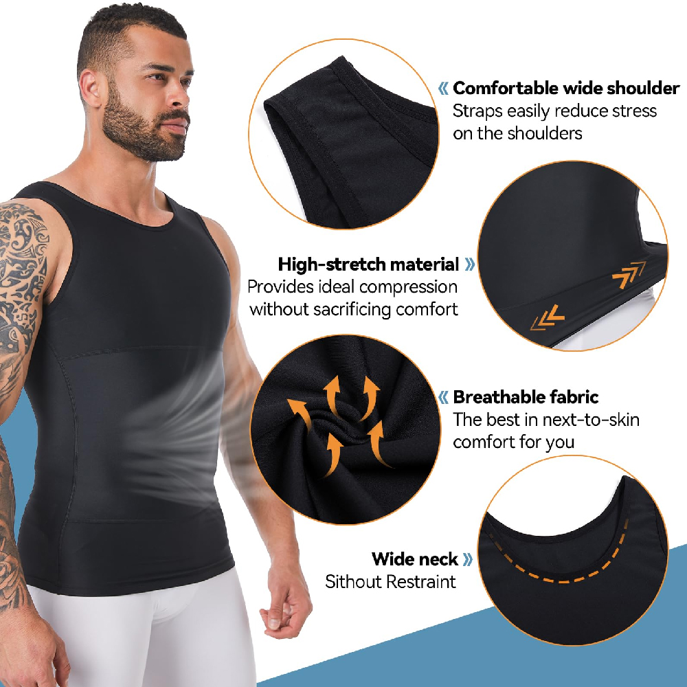 Men's Compression Tank Top Ves - Crossfit Weight Vest 评论和价格